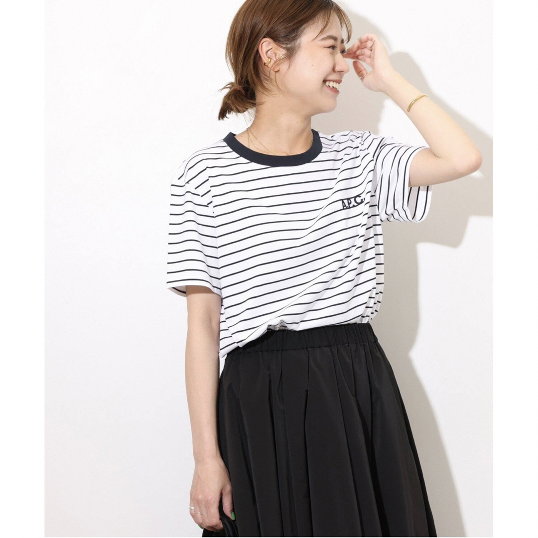 A.P.C(アーペーセー)のA.P.C.RELUME T-SHIRT BORDER：Tシャツ レディースのトップス(Tシャツ(半袖/袖なし))の商品写真