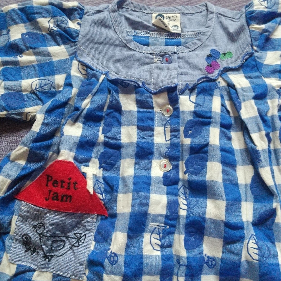Petit jam(プチジャム)のプチジャム❤ワンピース2枚セット キッズ/ベビー/マタニティのベビー服(~85cm)(ワンピース)の商品写真