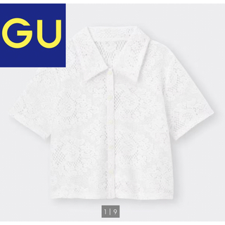 ジーユー(GU)のGU レースコンパクトシャツ(シャツ/ブラウス(半袖/袖なし))