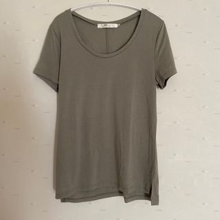 アズールバイマウジー(AZUL by moussy)のAZUL by moussy Tシャツ カーキ AZUL basic(Tシャツ(半袖/袖なし))