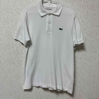 ラコステ(LACOSTE)のフレンチ　ラコステ　ポロシャツ　ホワイト(ポロシャツ)