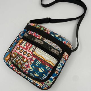 レスポートサック(LeSportsac)の【美品】レスポートサック　ショルダーバッグ　クロスバッグ　軽量　カラフル　総柄(ショルダーバッグ)