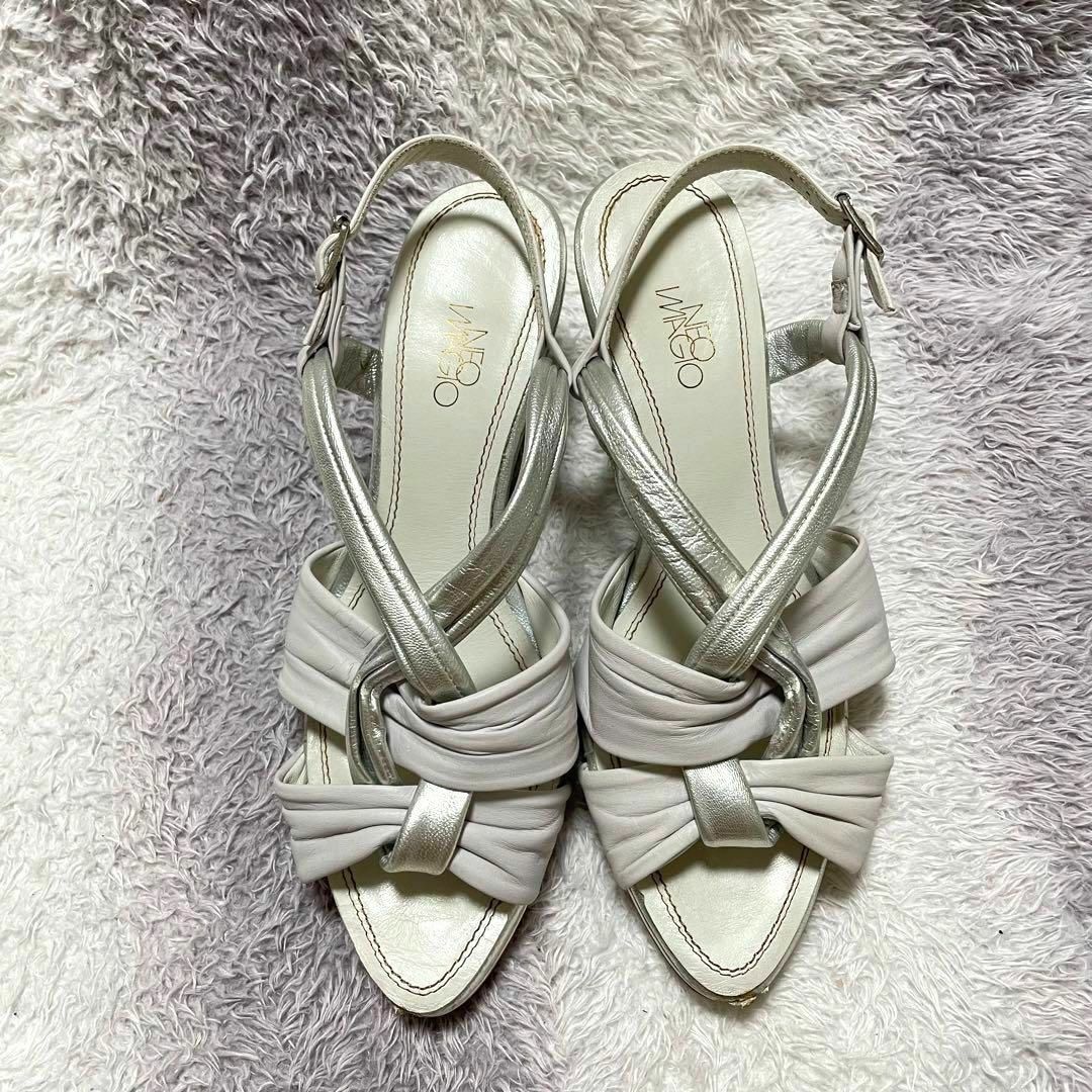 s199j NEO IMAGIO クロスサンダル ストラップ ミュール 上品 レディースの靴/シューズ(サンダル)の商品写真