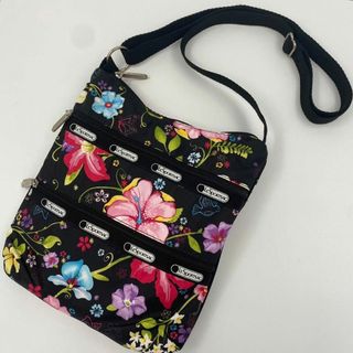 美品　レスポートサック  ショルダーバッグ　スズラン　花