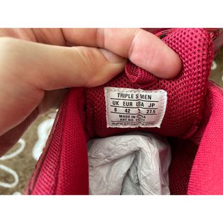 Balenciaga - BALENCIAGA スニーカー クリアソール レッド 27.5の通販