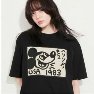 ユニクロ(UNIQLO)のヘリング　キース　Tシャツ(キャラクターグッズ)