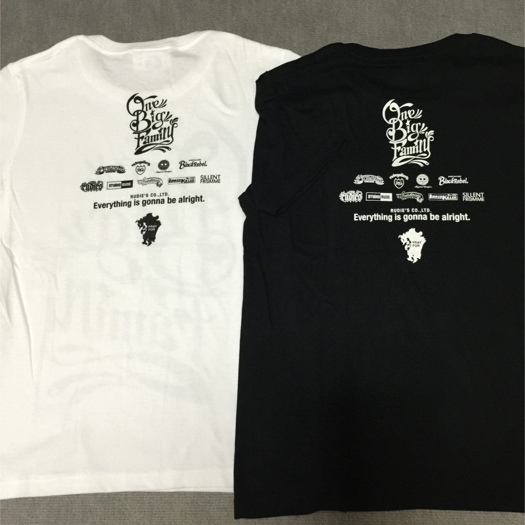 RUDE GALLERY(ルードギャラリー)のRUDEGALLERYルードギャラリーチャリティTシャツSサイズ新品2着セット メンズのトップス(Tシャツ/カットソー(半袖/袖なし))の商品写真