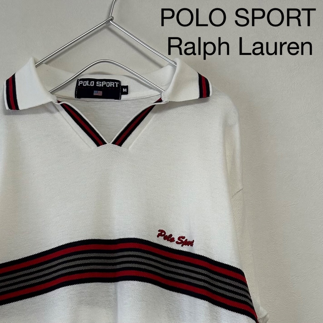 Ralph Lauren - 古着 90s Ralph Lauren POLO SPORT 長袖ポロシャツの