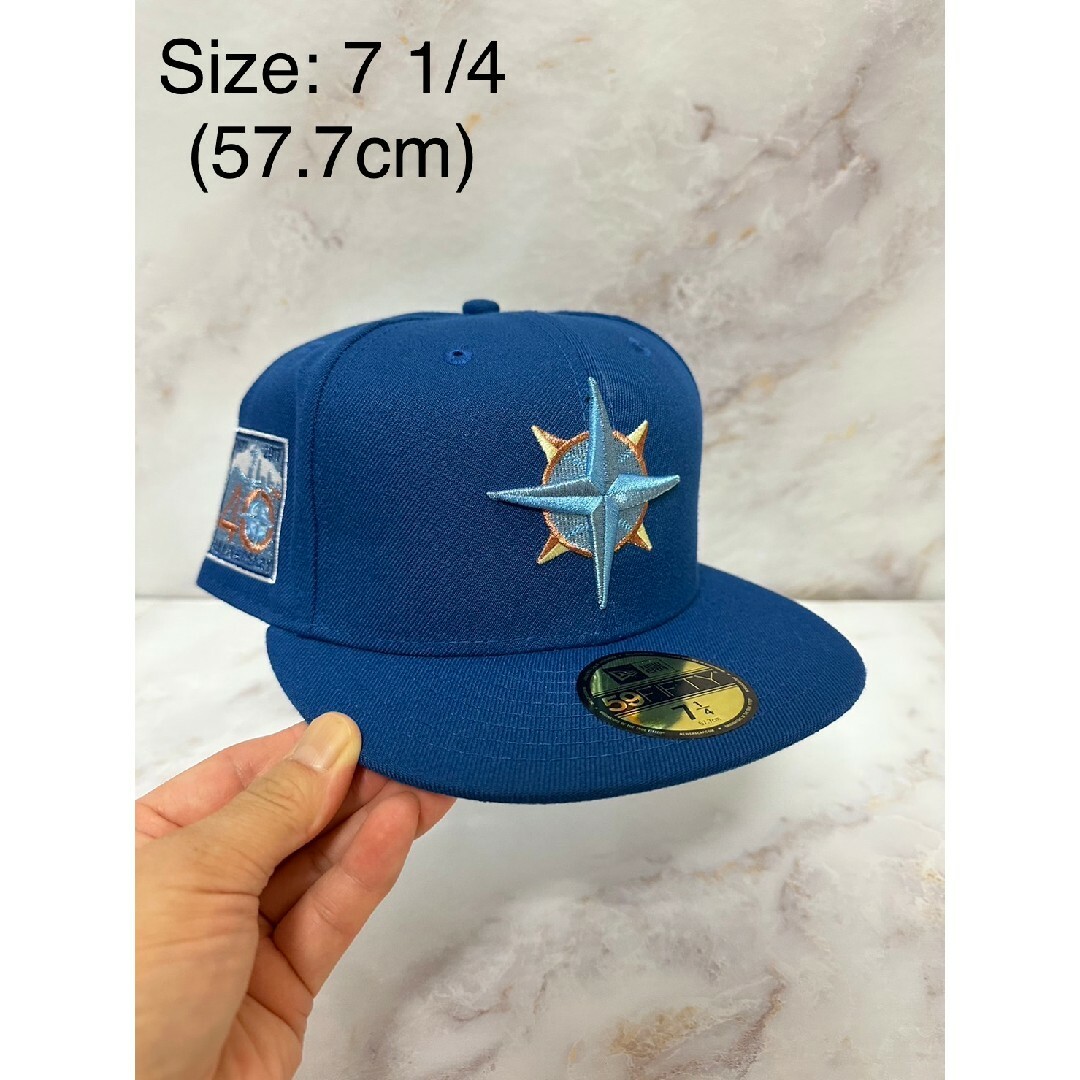 NEWERA シアトルマリナーズ40thクリームエディション 59FIFTY