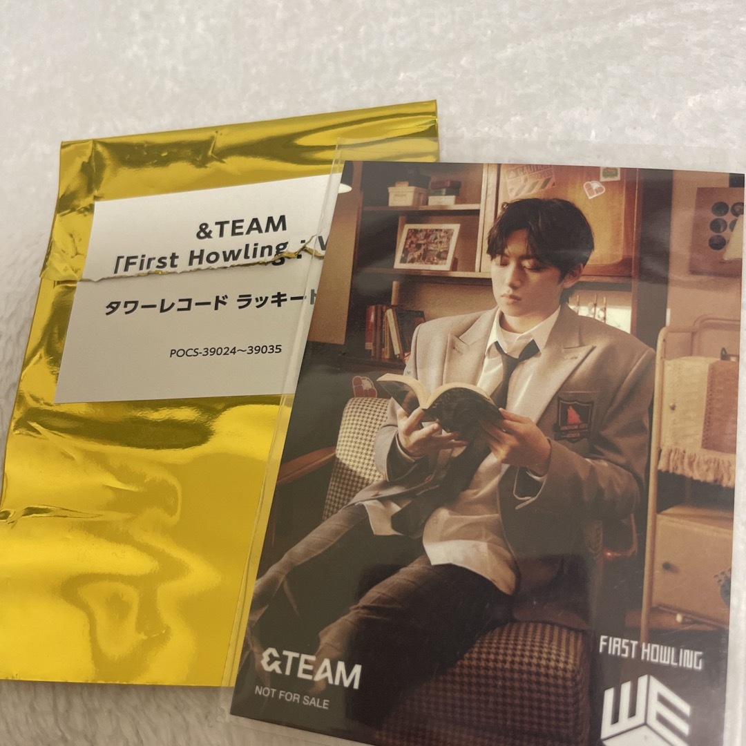 &TEAM 『First Howling：WE』タワレコ ラキドロ FUMA エンタメ/ホビーのタレントグッズ(アイドルグッズ)の商品写真