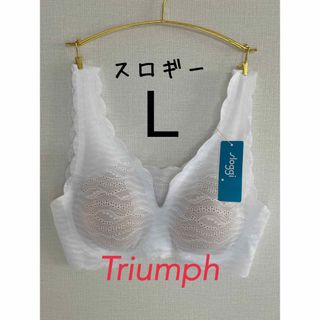 トリンプ(Triumph)のL スロギー　レースタイプ　白　ホワイト　トリンプ　スロギーフィールゼロ(ブラ)