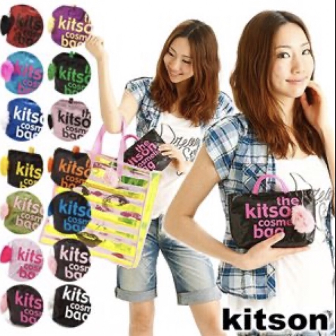 KITSON(キットソン)のthe kitson cosmetic bag キットソン バッグ ポーチ レディースのバッグ(ハンドバッグ)の商品写真