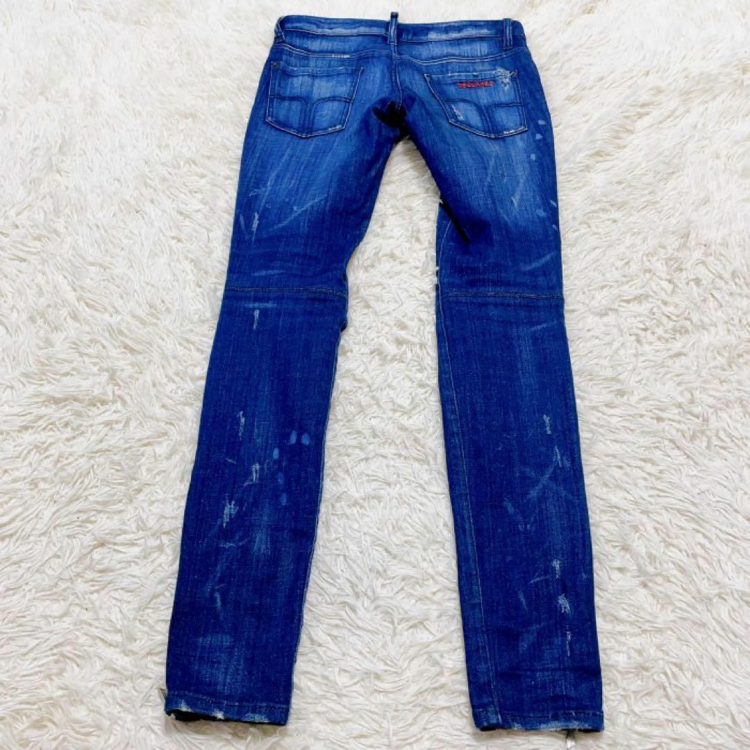 DSQUARED2 - DSQUARED2 デニムパンツ サイドジップ ダメージ加工 38 S