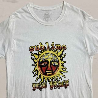 UDY バンド Tシャツ 古着   白 sublime サブライム　ロングビーチ(Tシャツ(半袖/袖なし))