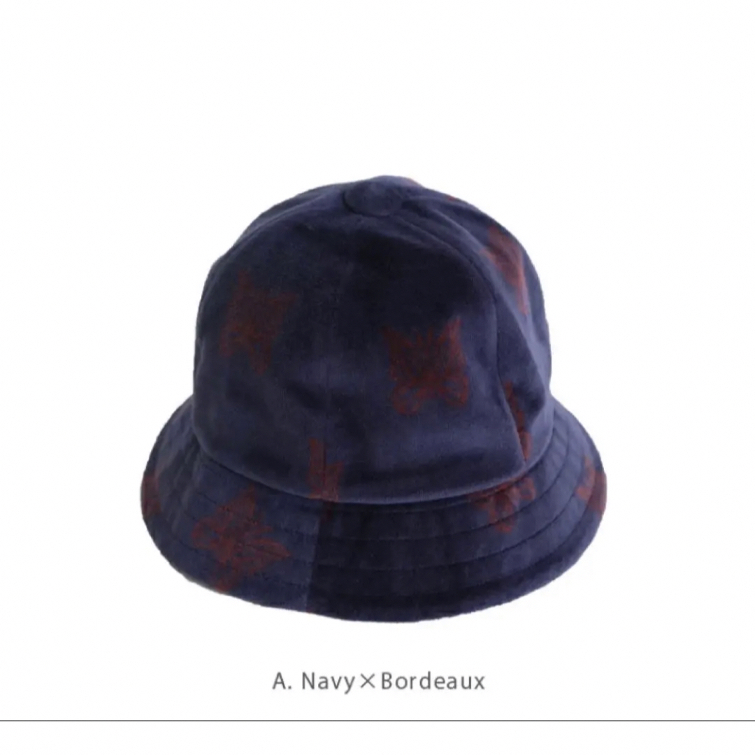 Needles(ニードルス)のNeedles Bermuda Hat C/PE Papillon Velour メンズの帽子(ハット)の商品写真