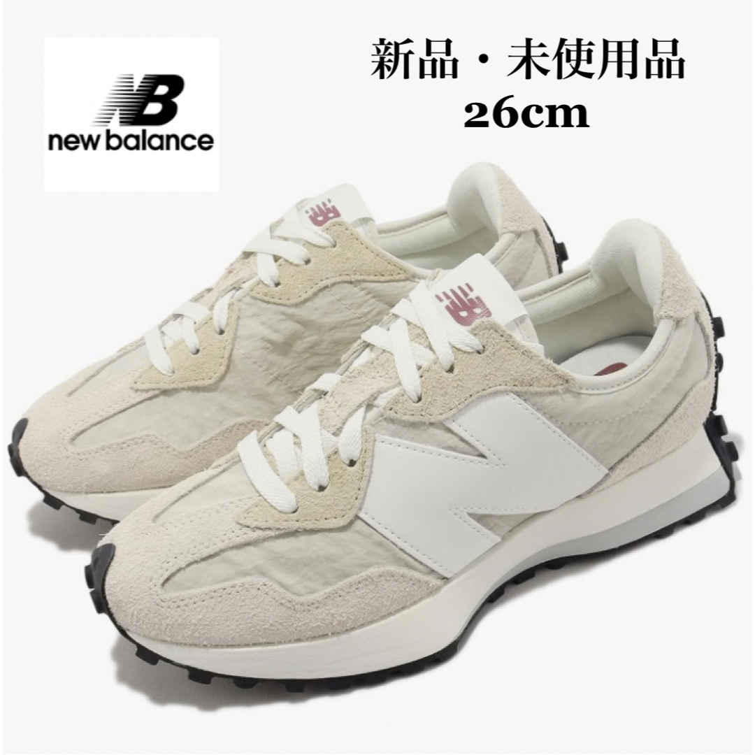 新品ニューバランスnewbalanceメンズスニーカーMS327ベージュ27cm