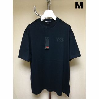 ワイスリー/Y3/アディダス/M/tシャツ/半袖/黒/ブラック/ワンポイント