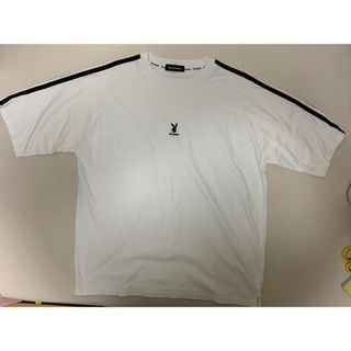 プレイボーイ(PLAYBOY)のプレイボーイ　ラグランスリーブtシャツ XL(Tシャツ/カットソー(半袖/袖なし))