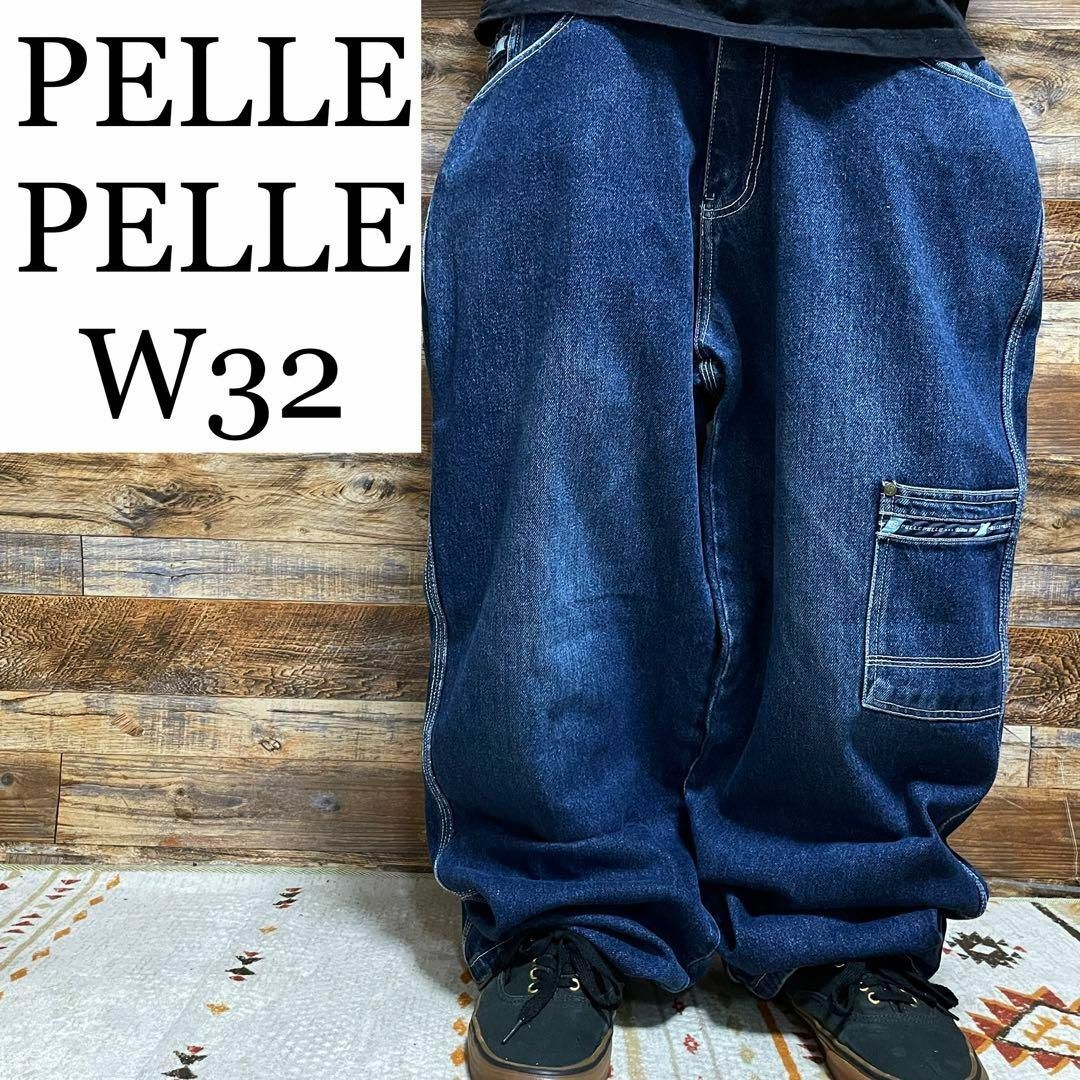 PELLE PELLE - ペレペレバギーデニムジーンズストリートオーバーサイズ ...