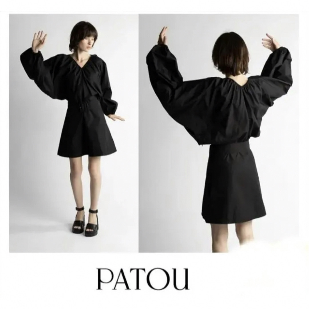 PATOU(パトゥ)の【新品】PATOU パトゥ  ベルテッドワンピース シャツ レディースのワンピース(ミニワンピース)の商品写真