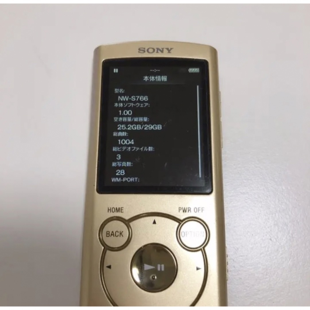 WALKMAN(ウォークマン)のSONY ウォークマン NW-S766  32GB   ディズニーコラボ スマホ/家電/カメラのオーディオ機器(ポータブルプレーヤー)の商品写真