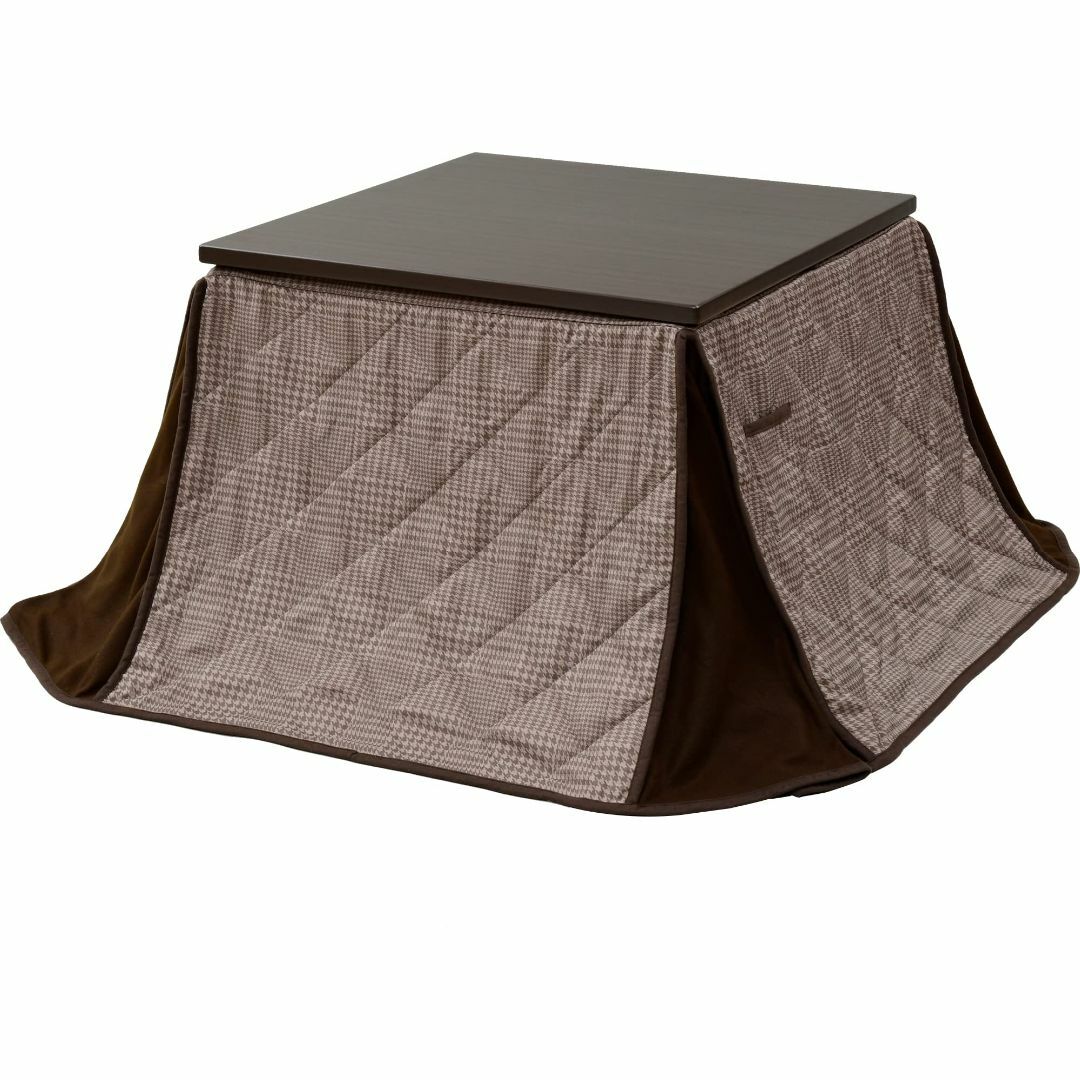 [山善] 家具調 こたつ テーブル 専用布団セット 正方形 幅80cm 一人暮ら