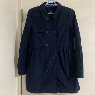 ギャップキッズ(GAP Kids)の【美品・未使用】GAP　トレンチコート　ネイビー(コート)