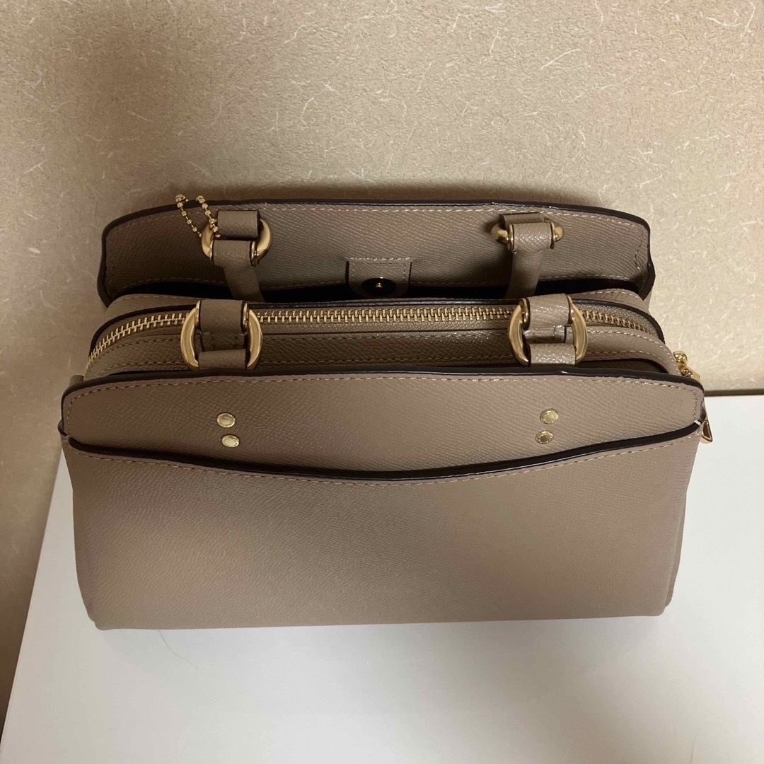 コーチ　coach ミニ　リリー　キャリーオール　トープ　新品