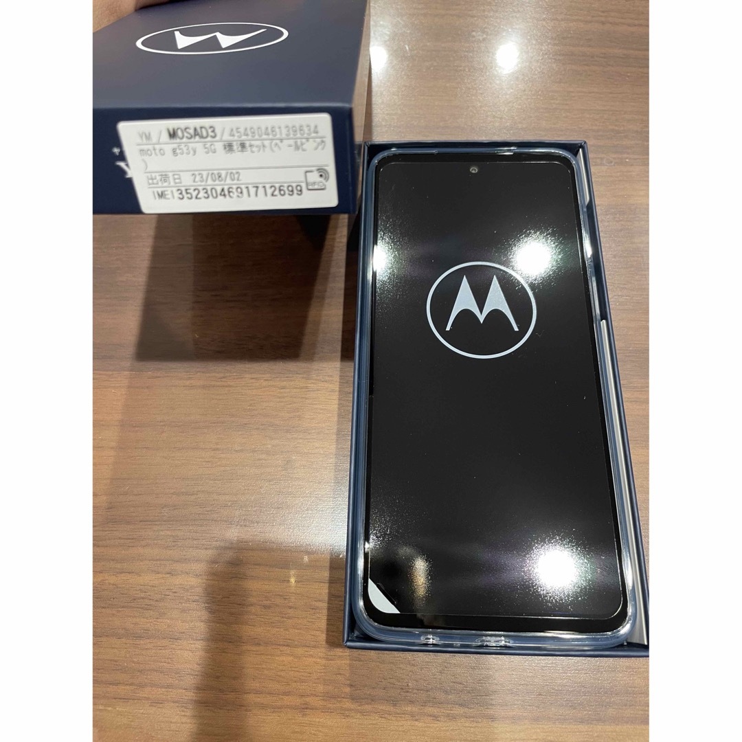 MOTOROLA moto gy 5G AMO ペールピンクの通販 by ちーs shop｜ラクマ