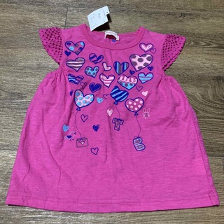 ティンカーベル(TINKERBELL)の新品 タグ付 ティンカーベル 半袖 Tシャツ 110cm ピンク(Tシャツ/カットソー)