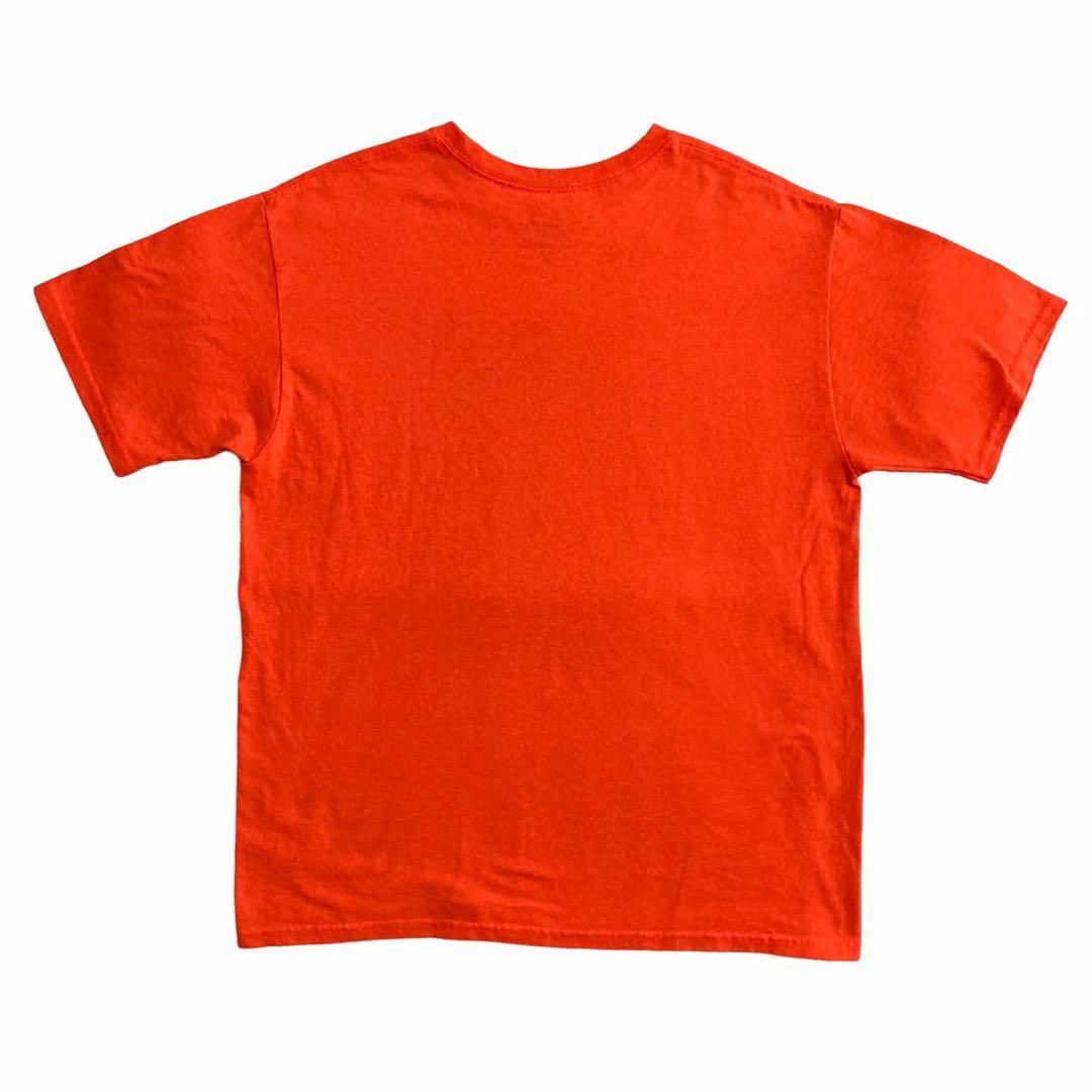 UBF  Tシャツ ビンテージ 古着 オレンジ ハーレーダビッドソン　ワシ　ロゴ メンズのトップス(Tシャツ/カットソー(半袖/袖なし))の商品写真