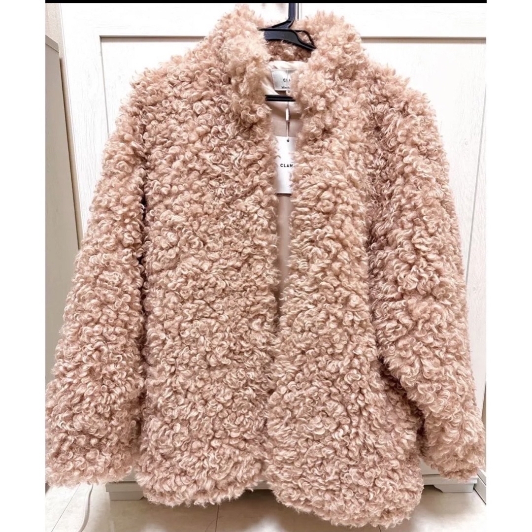 CLANE   新品未使用 田中みな実コラボ クラネCURL FUR SHORT COATの