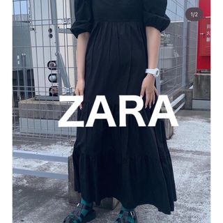 ザラ(ZARA)の【ZARA】スクエアロングワンピース(ロングワンピース/マキシワンピース)