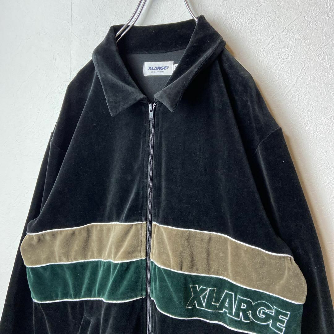 有名人多数着用！！xlarge ベロアジャケット