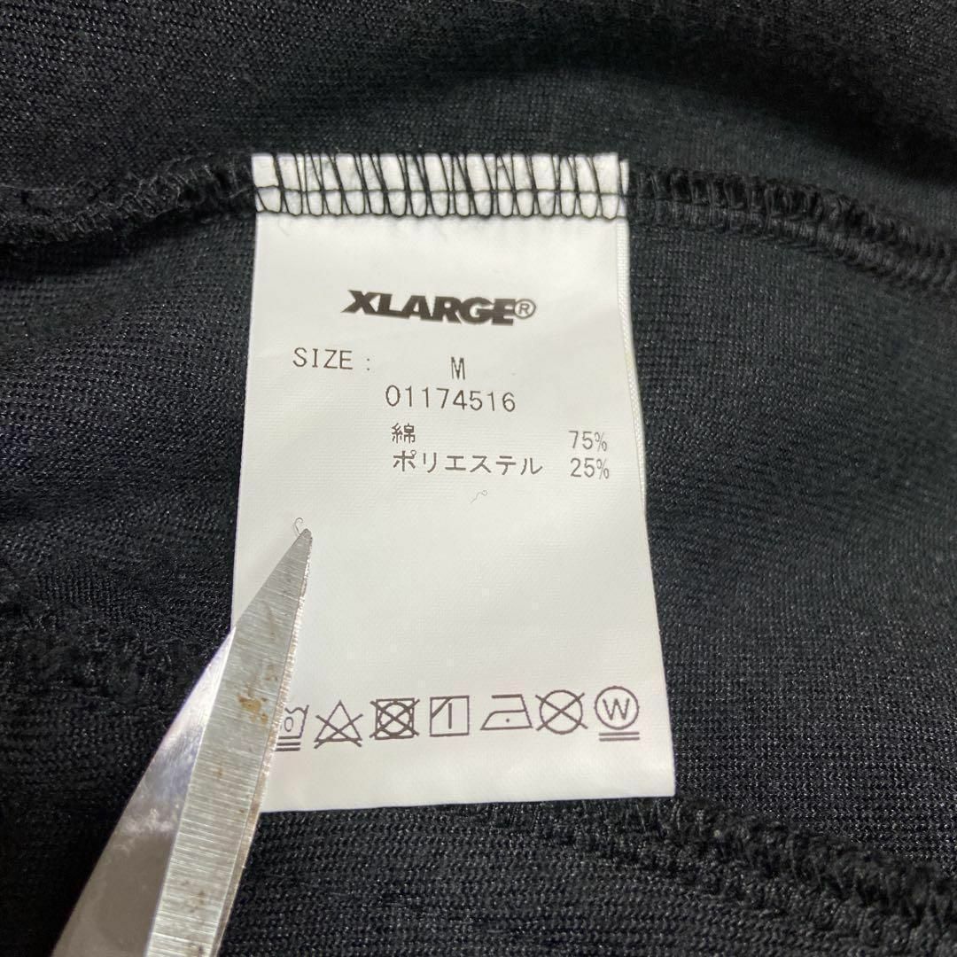 【人気ベロア、トラックジャケット】X-LARGEワンポイント刺繍ロゴM長袖 7