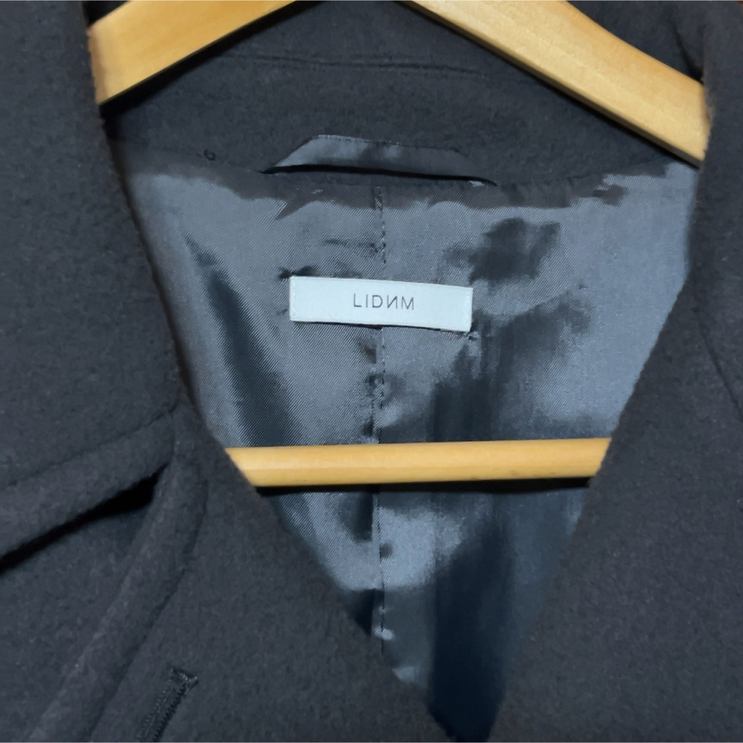 LIDNM - LIDNM SUPER140S OFFICER COAT / チャコールの通販 by なし