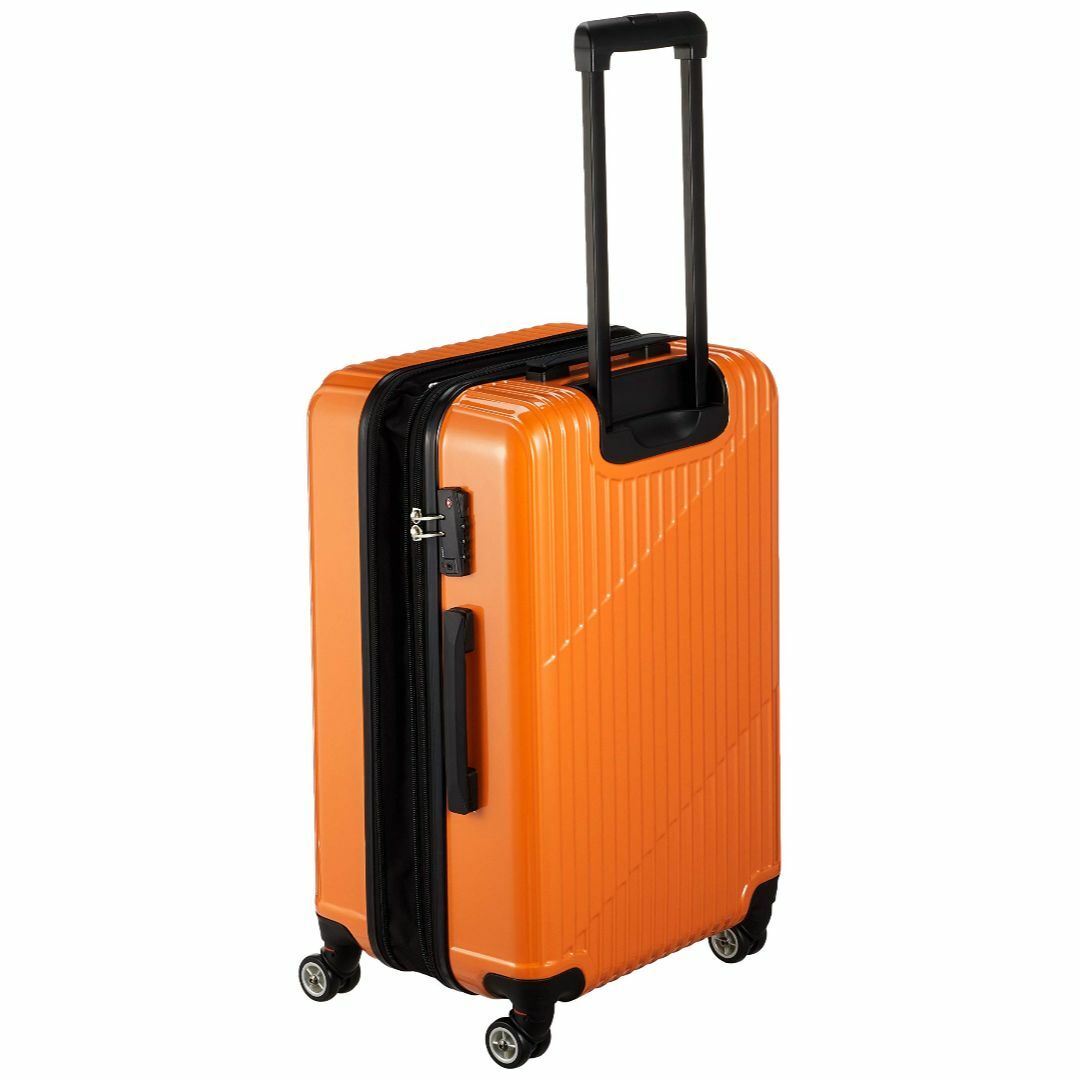 【色: オレンジ】[エース] スーツケース クレスタ エキスパンド機能付 70L