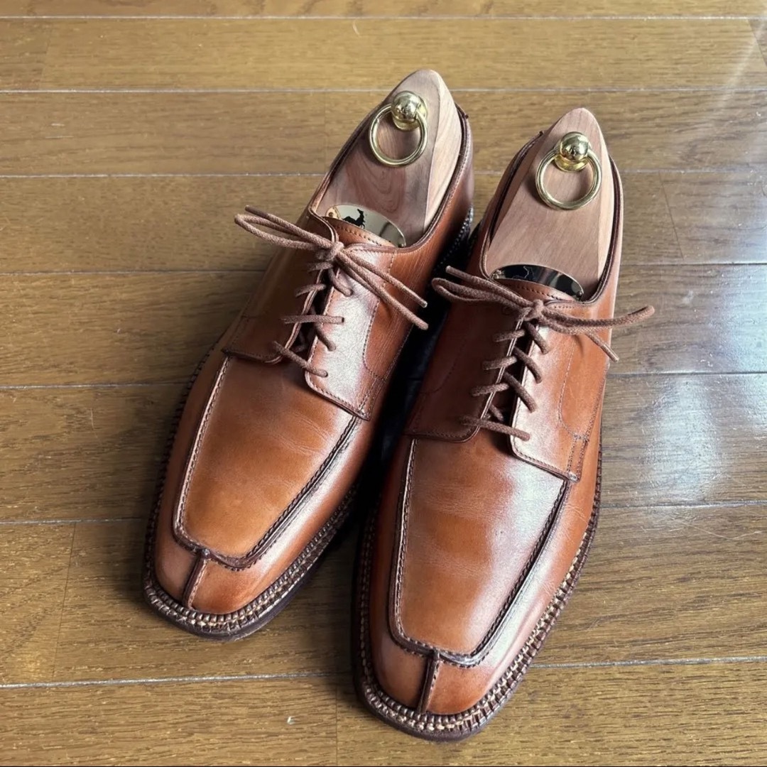 164.CROCKETT&JONES FALMOUTH Uチップ 7E