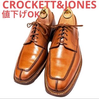 164.CROCKETT&JONES FALMOUTH Uチップ 7E