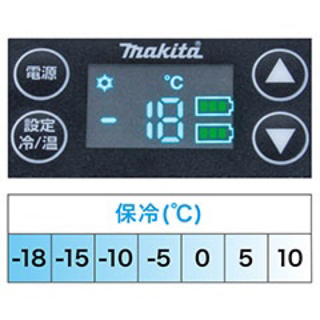 Makita(マキタ)の新品・未使用 マキタ makita 充電式保冷温庫 CW003GZO オリーブ スポーツ/アウトドアのアウトドア(その他)の商品写真