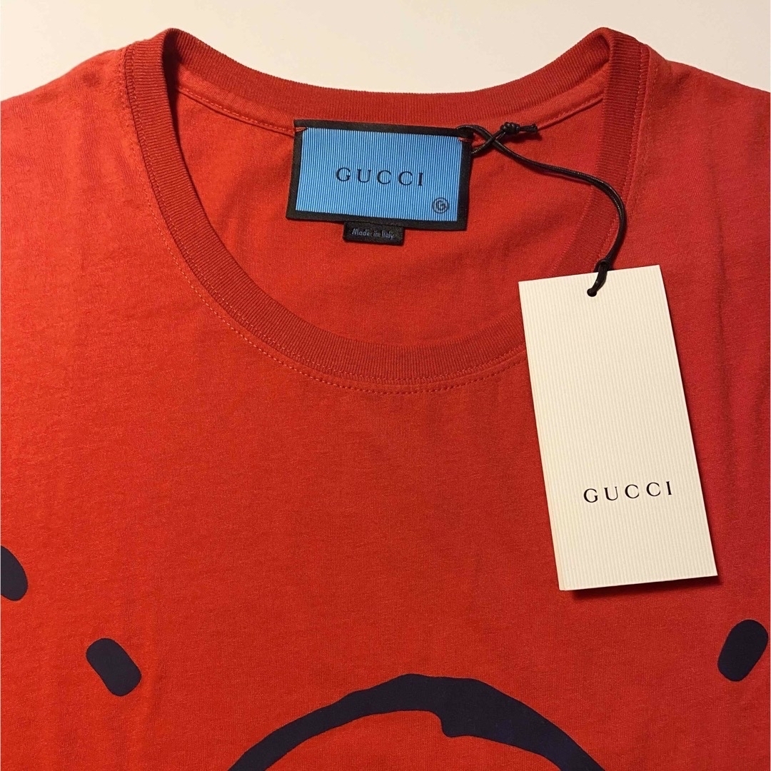 Gucci(グッチ)のGUCCI グッチ Tシャツ ゴースト スカル レッド Sサイズ 新品未使用 メンズのトップス(Tシャツ/カットソー(半袖/袖なし))の商品写真