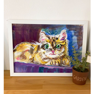 猫の絵画(絵画/タペストリー)