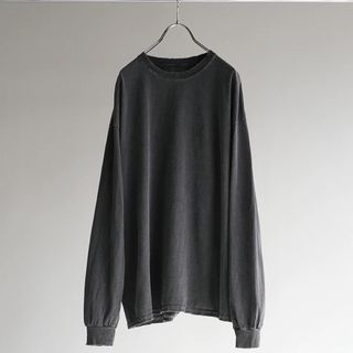 コモリ(COMOLI)のANCELLM T-SHIRT(BLACK) 新品未使用品 23ss(Tシャツ/カットソー(半袖/袖なし))