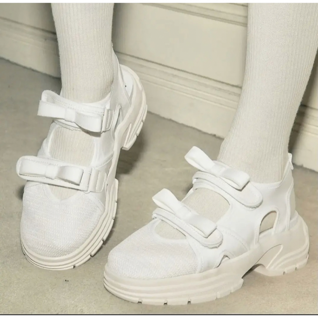 奇跡の再販！ epine double ribbon sneaker sandal - 靴/シューズ