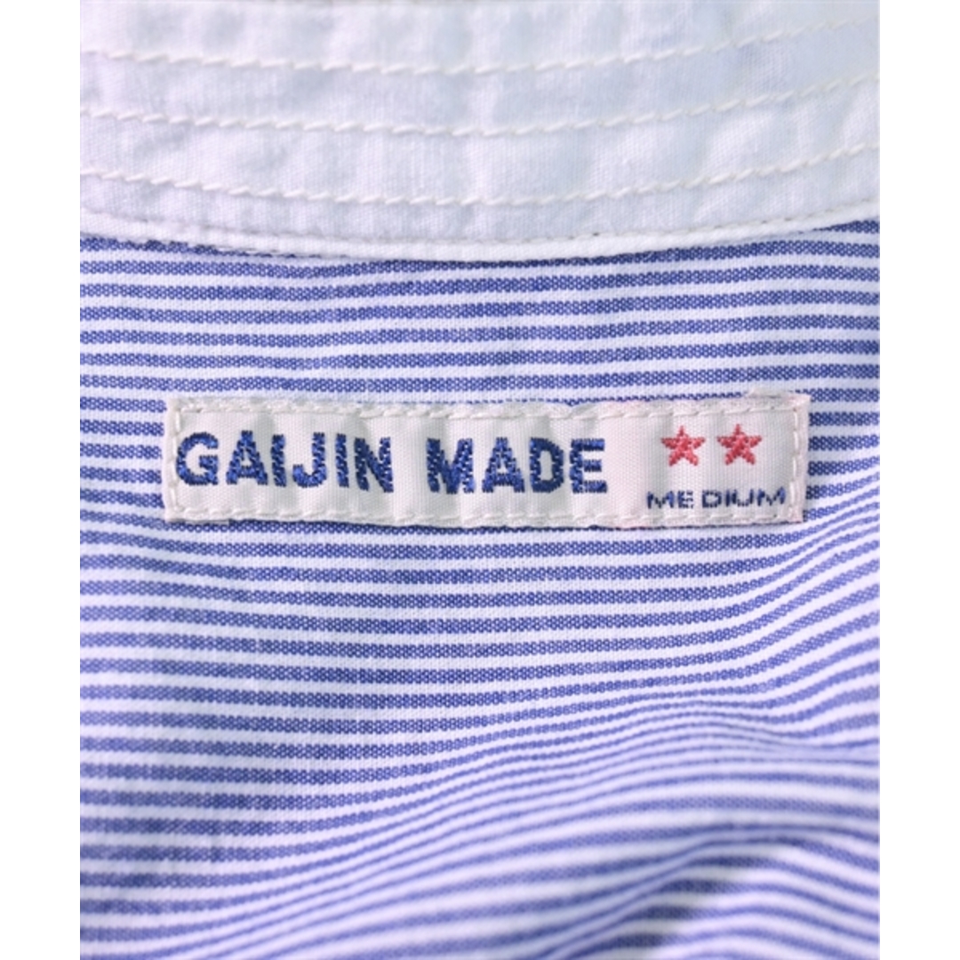 GAIJIN MADE(ガイジンメイド)のGAIJIN MADE カジュアルシャツ M 青x白(ギンガムチェック) 【古着】【中古】 メンズのトップス(シャツ)の商品写真