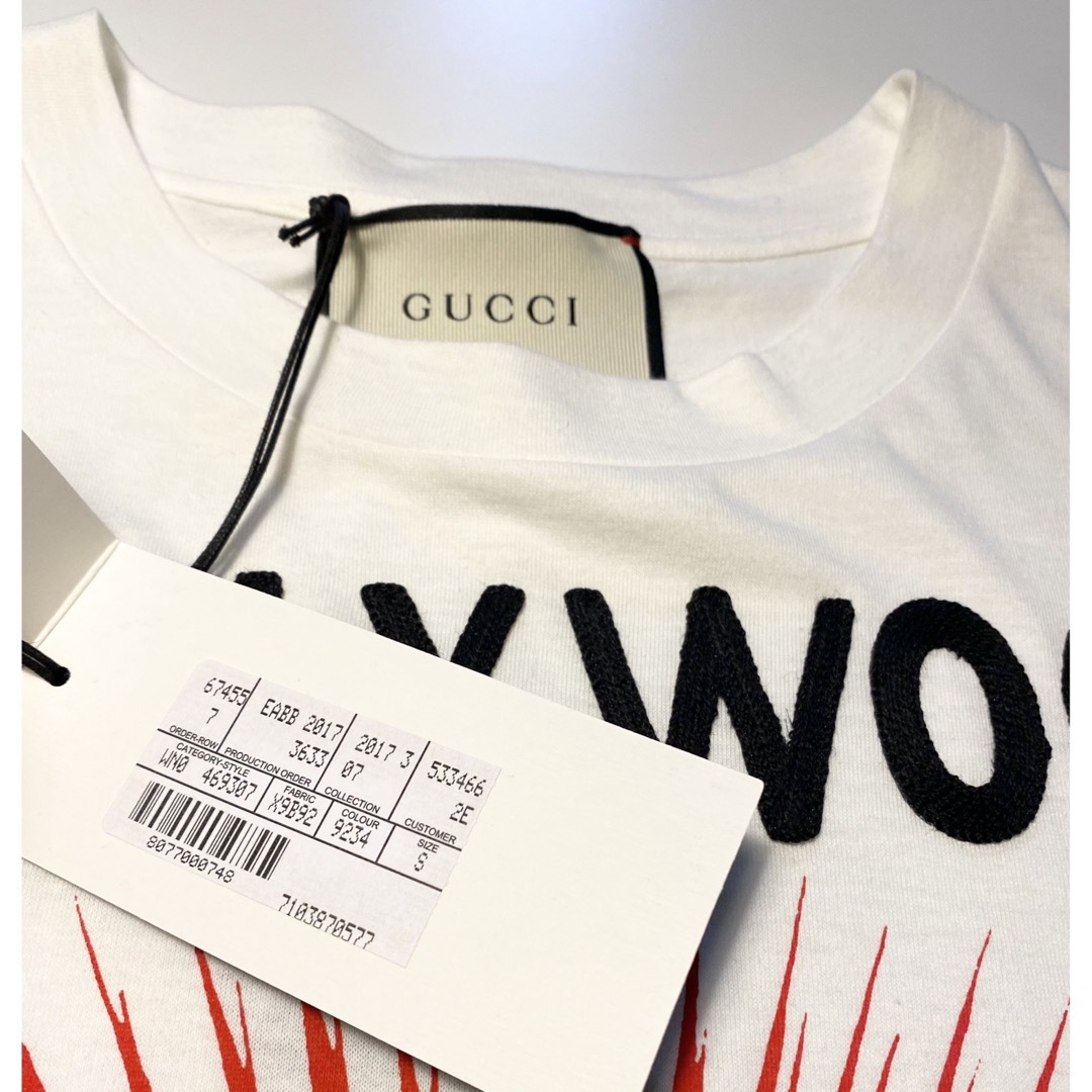 GUCCI グッチ Tシャツ タイガー 花柄 刺繍 S サイズ 新品未使用-