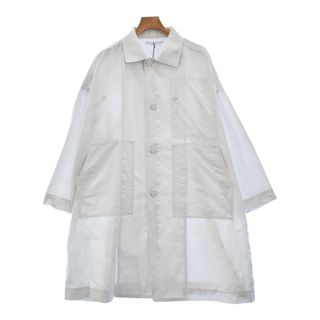 イッセイミヤケメン(ISSEY MIYAKE MEN)のISSEY MIYAKE MEN ステンカラーコート 1(S位) グレー系 【古着】【中古】(ステンカラーコート)