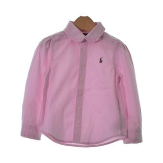 ポロラルフローレン(POLO RALPH LAUREN)のPolo Ralph Lauren ポロラルフローレン シャツ 100 ピンク 【古着】【中古】(ブラウス)