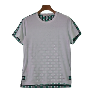 マルニ(Marni)のMARNI マルニ Tシャツ・カットソー 140 白x緑xグレー等(総柄) 【古着】【中古】(Tシャツ/カットソー)