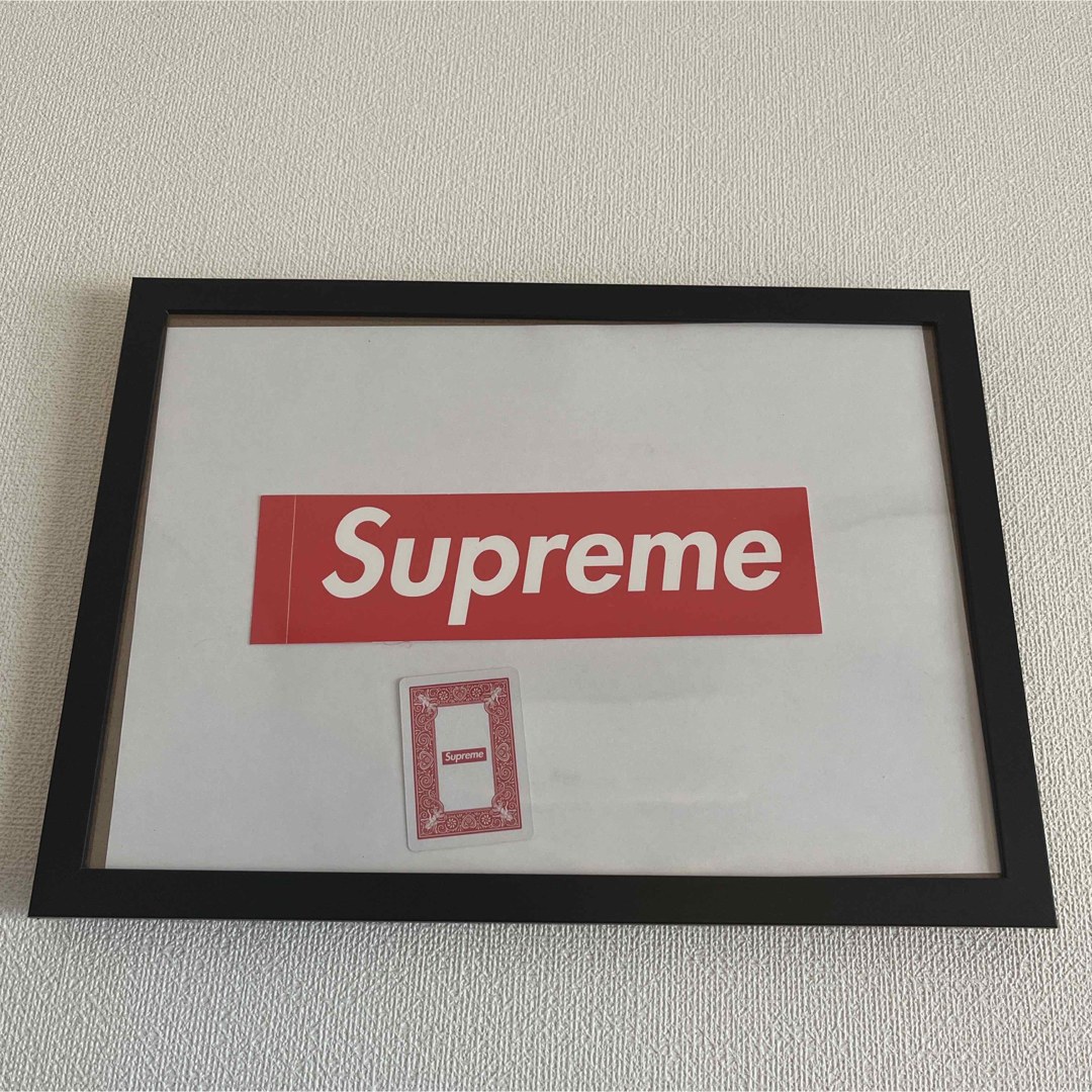 Supreme(シュプリーム)のSupreme ボックスロゴ Sticker ポスター　フォトフレーム 自動車/バイクのバイク(ステッカー)の商品写真